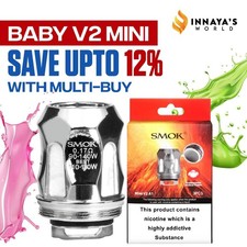 SMOK BABY V2 MINI 3x Coils Pack | A1 | A2 | A3 | S1 | S2 | K1 | K4 | Species Kit