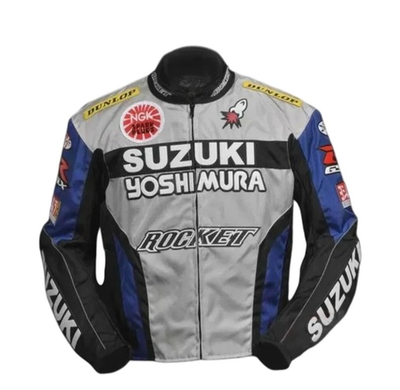 Suzuki Yoshimura Geo Rocket Motorcycle Biker Jacket Textile Fabric