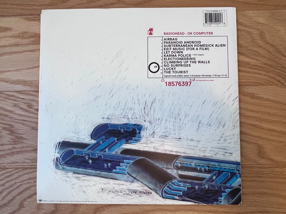 RADIOHEAD Ok Computer 2LP 2008 Capitol 180G Vinyl w/ Parlophone Labels Rare! - Image 2 of 4