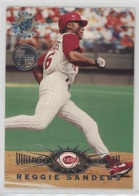 1995 Topps Stadium Club Virtual Reality Members Only Reggie Sanders #173 8k4