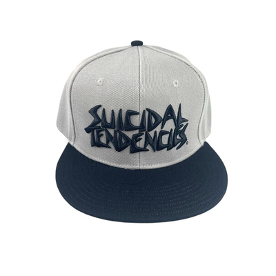 SUICIDAL TENDENCIES × NEW ERA キャップ　帽子 New Suicidal Tendencies OG White Logo Flip Bill Snapback Black Hat