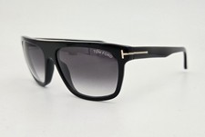 Tom Ford Sunglasses NEW TF 628 Cecilio-02 Color 01B Black Gold Square Size 57