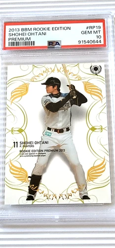 SHOHEI OHTANI PSA 10 2013 BBM ROOKIE EDITION PREMIUM #RP19 🔥 🔥
