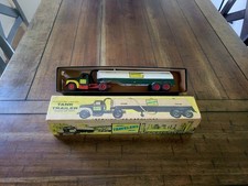 Vintage 1964 Hess Travelers Gasoline Oil Tanker Truck Marx Toy +  Original Box 