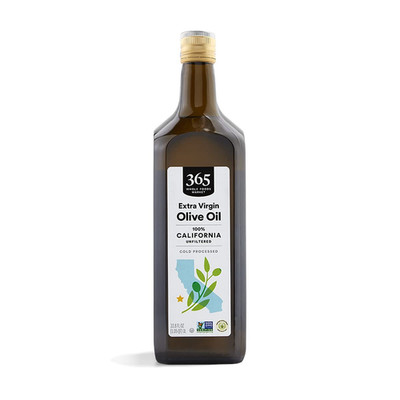 , Unfiltered Extra Virgin California Olive Oil, 33.8 Fl Oz