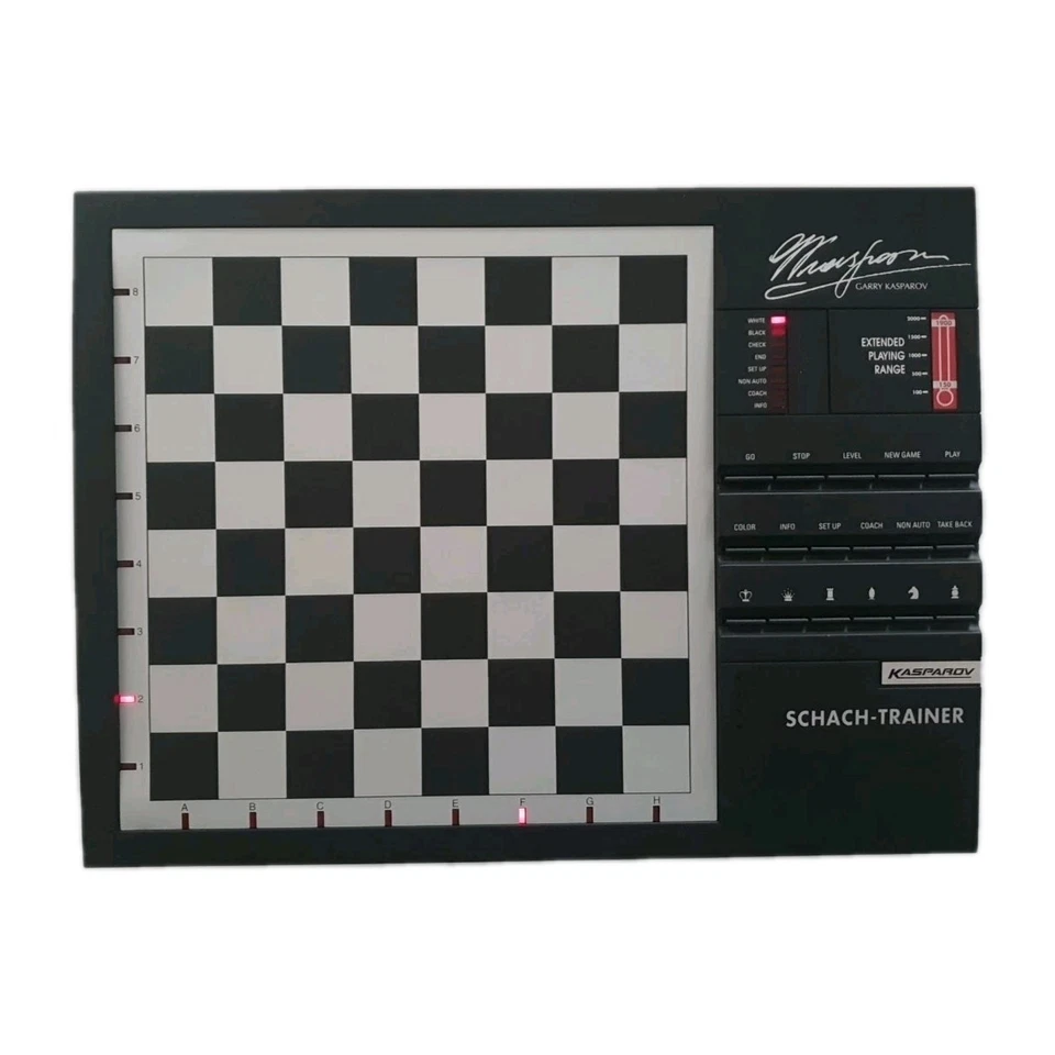 Saitek Kasparov SchachTrainer WM 95 Schachcomputer Buch Hegener + Glaser Schach - Bild 4 von 4