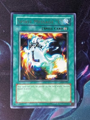 Spirit Message "L" - LON-092 - Rare - Unlimited - Yugioh Vintage Anime