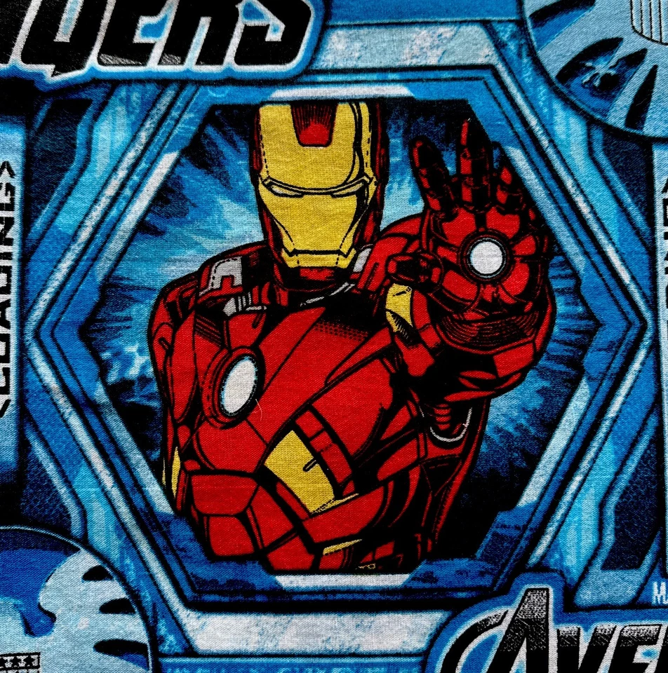 Vintage Avengers Marvel Characters 64”x 90” Twin Top Sheet For Kids  #8839 - Image 3 of 4