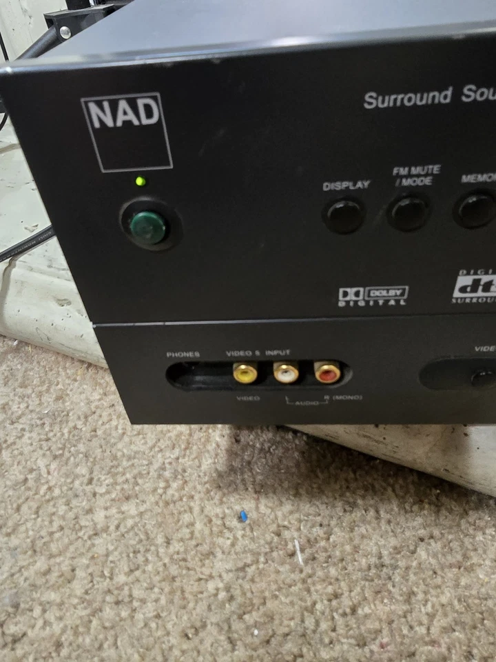 NAD surround sound reciever T751 Untested For Parts Or Repair Only READ - Image 2 of 4