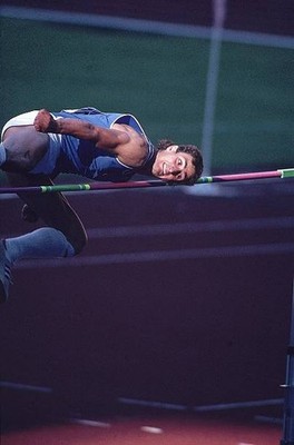 Summer Olympics East Germany Christian Schenk in action during Dec- Old Photo