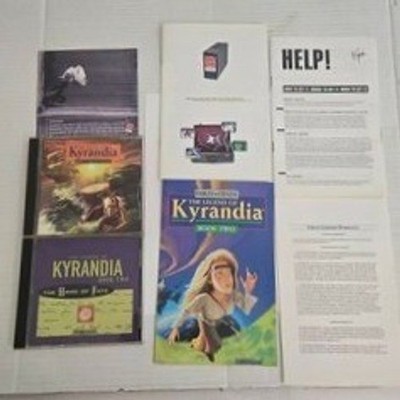 Legend of Kyrandia Book 2 3 PC CD ROM Big Box Components Manuals Westwood 1994