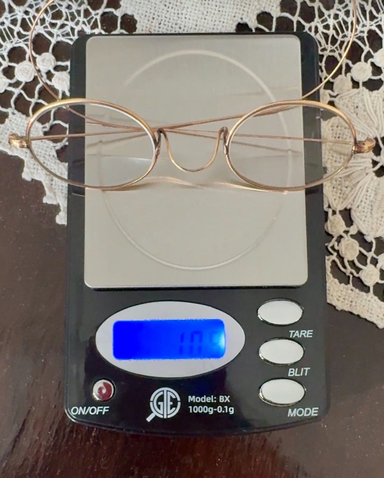 Antique / Vintage solid 14k Spectacles / Glasses … - image 1