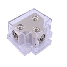 1/0 Gauge Input to 2 x Output Power/Ground Distribution Block/Car...
