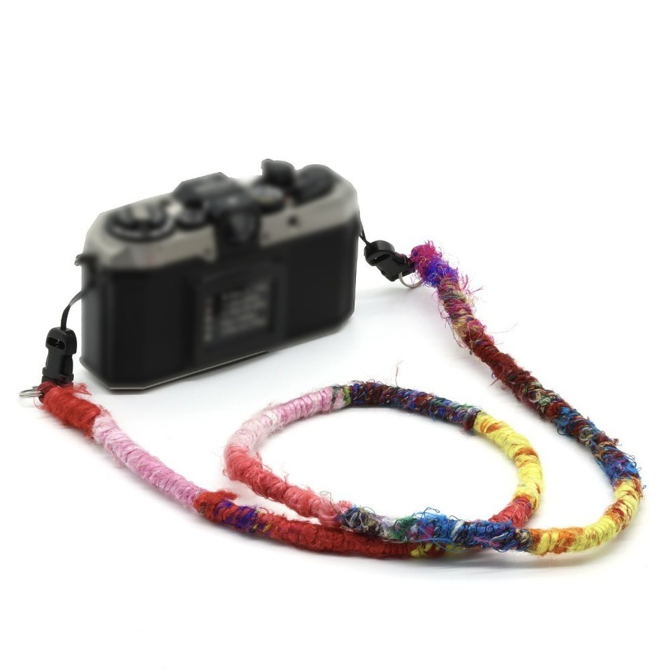 Comfortable Camera Strap with Colorful Retro Silk for Various Camera ...