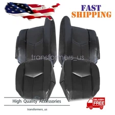 Both Side Bottom & Top Seat Cover Dark Gray-Factory Color For 2003-06 GMC Sierra
