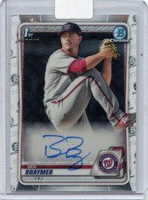 2020 Bowman Chrome Prospect Autographs #CPA-BB Ben Braymer