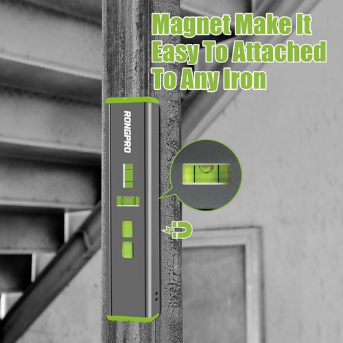 Laser Level with 90°/180° Bubbles and Magnetic - Multipurpose and Portable De... - Picture 4 of 6