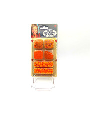 Team Sport 60g Orange Beads Mix Set New Craft Jewelry Making DIY Supplies