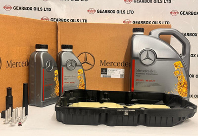 GENUINE MERCEDES BENZ 9G TRONIC AUTOMATIC GEARBOX SERVICE KIT FILTER PAN OIL 7L