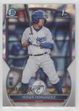 2023 Bowman Chrome Prospects Lava Refractor /399 Yeiner Fernandez #BCP-138 4k8