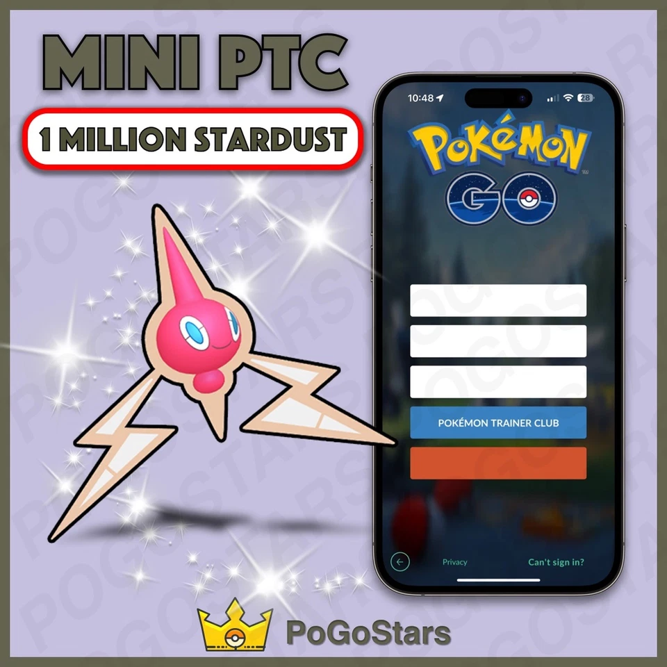 Pokémon PTC Go - Shiny Rotom - 1M Sternenstaub✨Beschreibung lesen✨