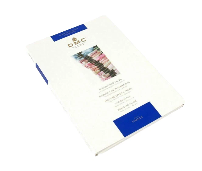 DMC Shade Card With Real Thread Samples - Mouliné Stranded Cotton Pearl Metallic - Image 2 of 4