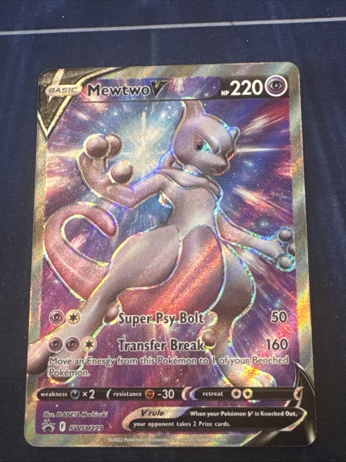 mewtwo v promo card pokemon go Amazon.com: Pokemon - Mewtwo V -SWSH229 - Full Art - Black Star Promo