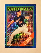 Cade Cavali 2023 Topps Chrome RC Silver Pack BLUE REFRACTOR 071/150 Raw U6