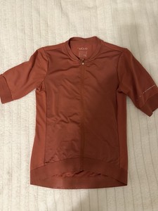 Women’s Athletic Zip-Up Top “Move” – Rust Orange – Size S