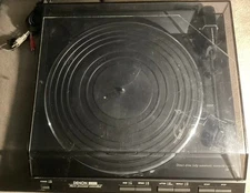 DENON DP-7F QUARTZ FULL AUTOMATIC DIRECT DRIVE TURNTABLE PARTS REPAIR SEE VIDEO