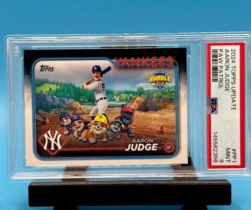 2024 Topps Update Paw Patrol Aaron Judge Aaron Judge #PP-1 PSA 9 MINT