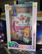 Funko Pop! Movie Poster with Case Disney 100 - Cinderella with Jaq #12 Vinyl