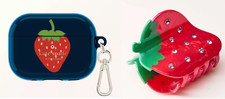 2 pc Kate Spade New York Case for AirPods Strawberry Claw Hair Clip NWT
