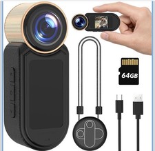 1080P Thumb Action Camera, WiFi Mini Body Hands-Free POV Camera
