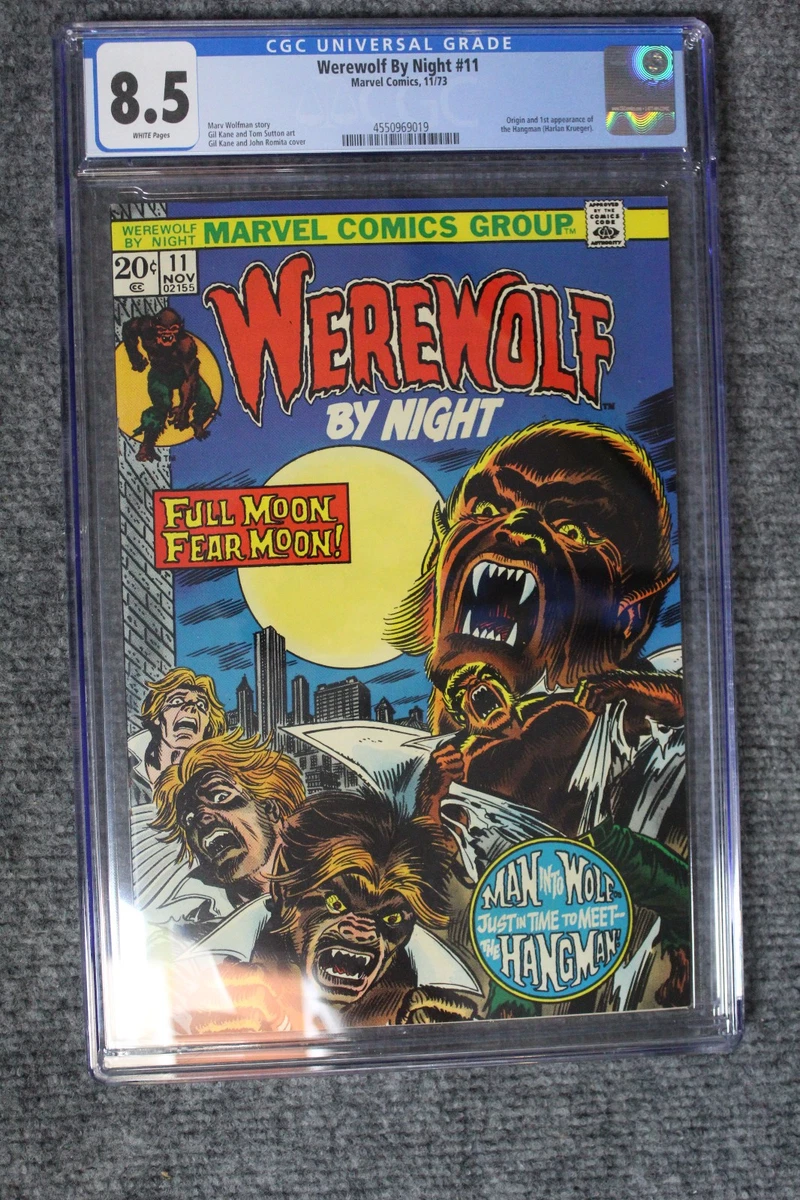 Werewolf by Night Certified Guaranty Company (CGC) Comics, Graphic