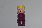 Fisher Price Little People Vintage 993 Castle QUEEN Wood Body-(XPM60)