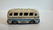 Greyhound Express Bus Friction Tin Toy, Litho, Made Japan, Vintage 1950  s Rare