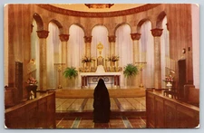 Vintage Postcard MO Kansas City Benedictine Convent Perpetual Adoration ~8712