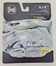 Kids Buff Multifunctional Neckwear Gaiter Coolnet UV UPF 50 - Sharks