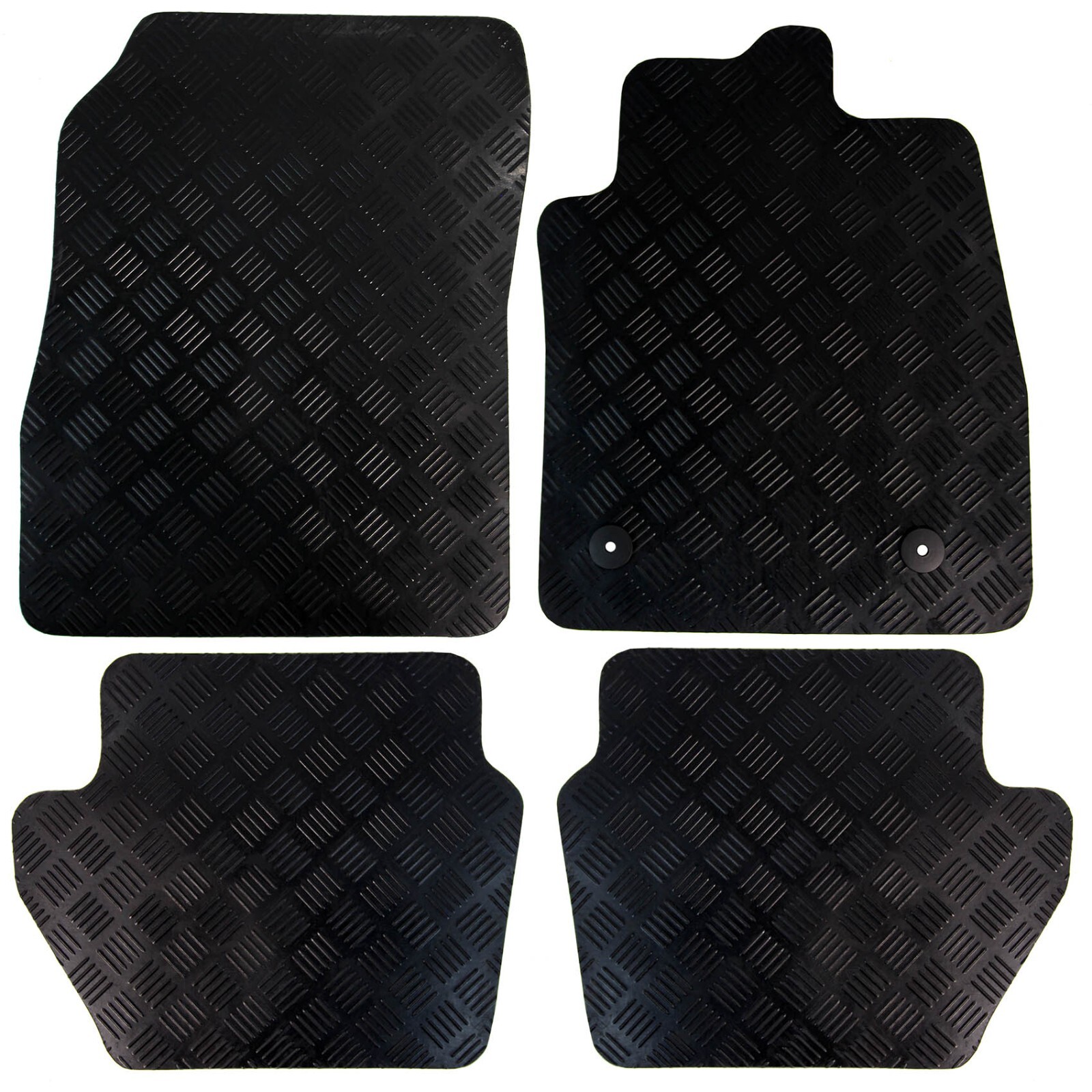 Ford Fiesta Mk8 Rubber Car Mats 2017 Onwards - Image 3