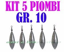 PIOMBO CON GIRELLA PESCA BARCA BOLENTINO FONDO CARPA LAGO MARE FIUME TROTA G. 10