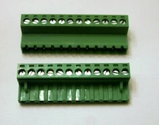 12 Pin - 5.08mm : Female & Male Connector Pair / Terminal Block Mating Set
