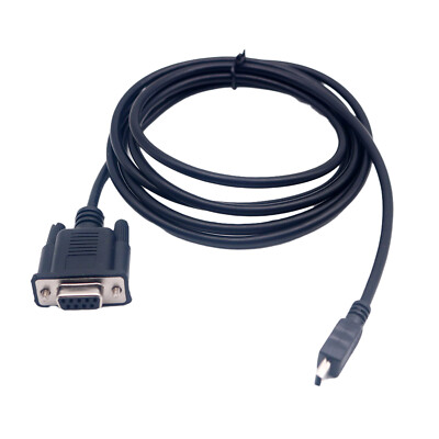 1x 6FT Mini USB 2.0 Male to RS232 DB9 9 Pin Female Adapter Entension Lead Cable