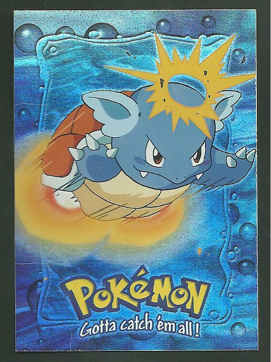 Topps Pokemon Stage 2 Trading Card E8 of 12 #08 Wartortle Foil