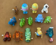 Lot Of 14 Wind Up Toys - Damaged - See Description