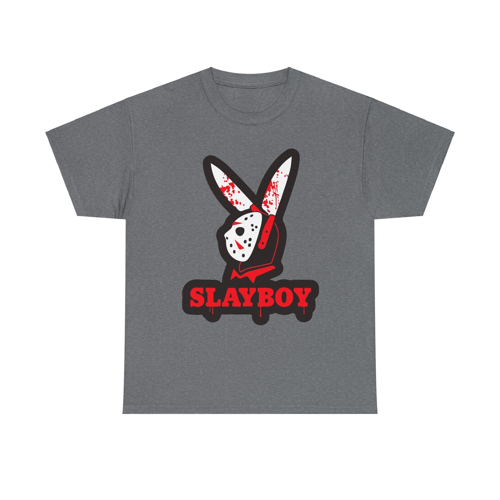 Slayboy Horror Bunny T-Shirt - jason voorhees halloween scary friday 13th
