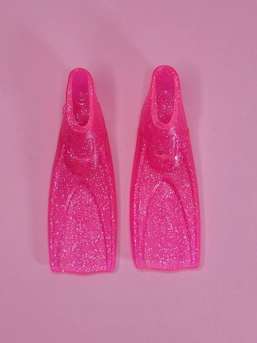 MATTEL PINK FLIPPERS SCUBA SHOES BARBIE DOLLS FASHION FOOTWEAR | eBay