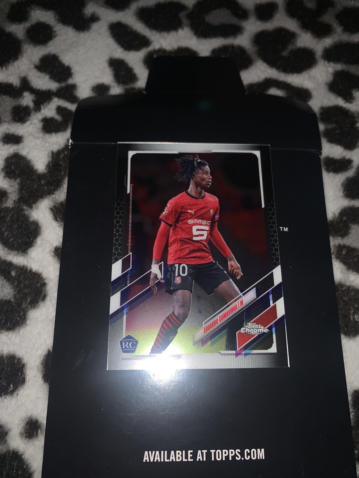 Eduardo Camavinga 2020-21 Topps Chrome UEFA Champions League #44 RC Base