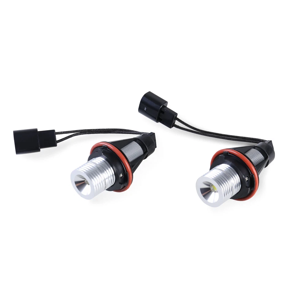 7000K LED Angel Eye Marker Light Bulbs For BMW E39 E60 E63 E64 E53 5 6 7 X3 X5 - Image 2 of 4