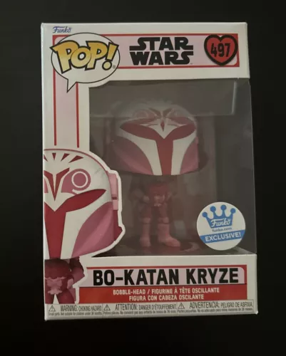 Funko Pop! Star Wars: Bo-Katan Kryze #497 (Pink) Funko Shop EXC *Small Crease